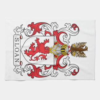 Sloan Family Crest Tea Towel