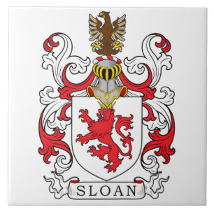 Sloan Family Crest Tile