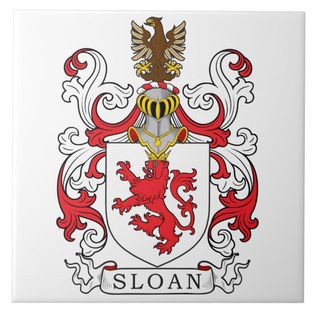 Sloan Family Crest Tile (Front)
