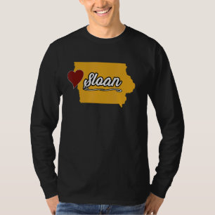 SLOAN IOWA IA USA  Cute Souvenir Merch  US City St T-Shirt
