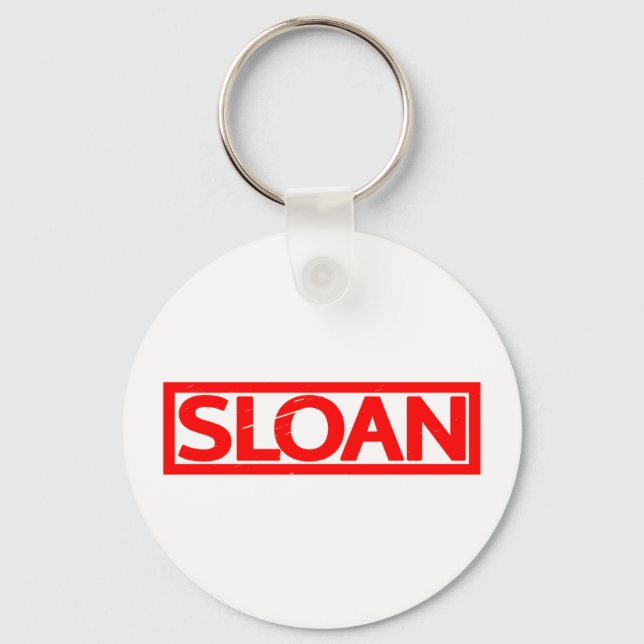Sloan Stamp Key Ring (Front)