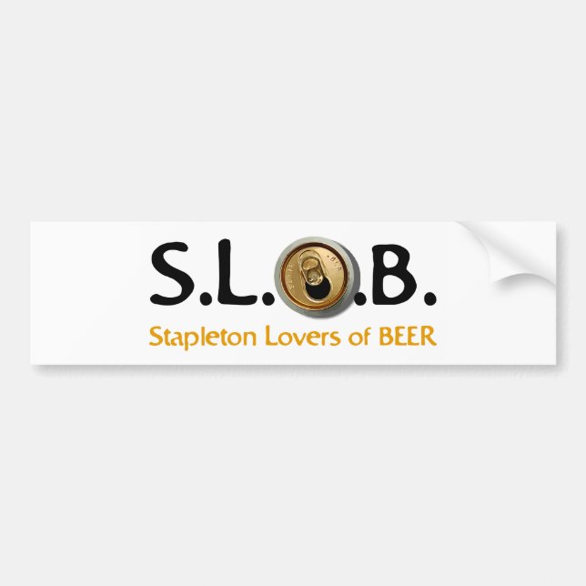 SLOB Bumper Sticker (Front)