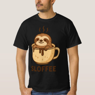 SLOFFEE — Cute Sloth Coffee    Funny Sloth T-Shirt
