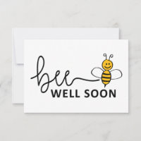 Slogan Bee well soon. Good luck!