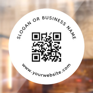 Slogan Business Name Professional Company QR Code