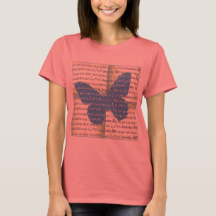 Slogan Butterfly T-Shirt