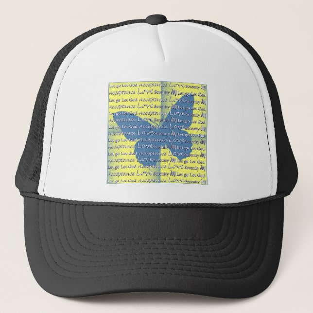 Slogan Butterfly Trucker Hat (Front)