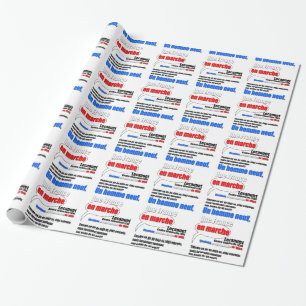 Slogan En Marche Wrapping Paper