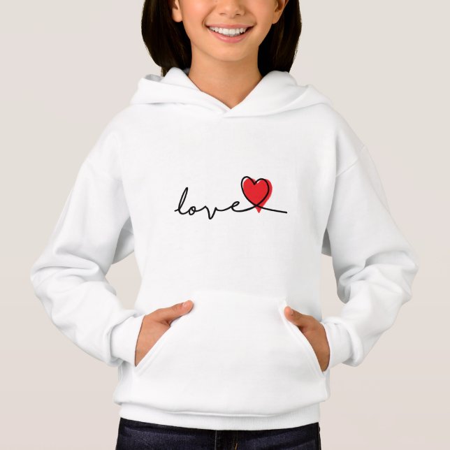 Slogan love. Hard, heart. Valentine's Day. (Front)
