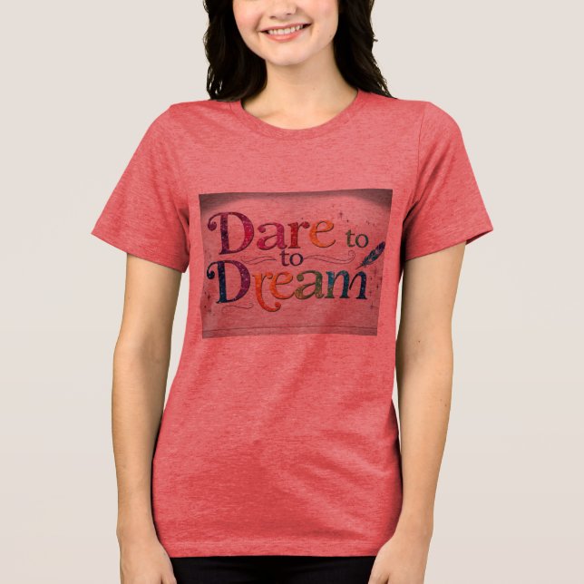 Slogan printed T Shirt for women (Front)
