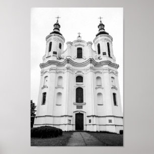 Slonim Belarus Architecture City Cathedral Poster