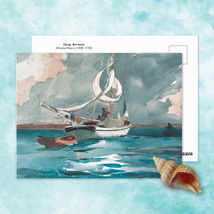 Sloop Bermuda Winslow Homer Postcard