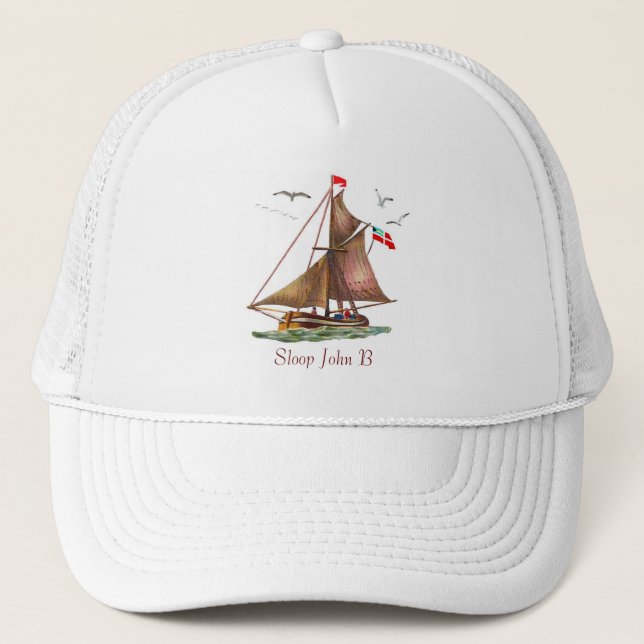 Sloop John B Trucker Hat (Front)