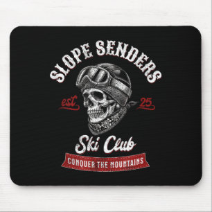 Slope senders freestyle skiing skiers winter mouse pad