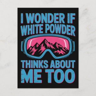 Slope Shenanigans Funny Ski Snowboard Winter Tee Holiday Postcard