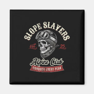 Slope Slayers Freestyle Skiing Skiers Winter Adven Magnet