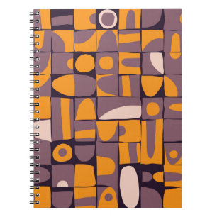 Sloppy Geometric: Vintage Shapes Pattern Notebook