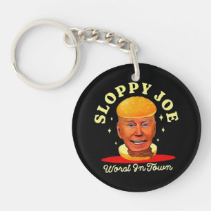 Sloppy Joe Biden Anti President  Key Ring