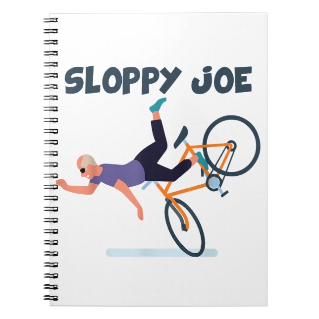 Sloppy Joe Funny Biden Shirt Sloppy Joe Biden Funn Notebook (Front)