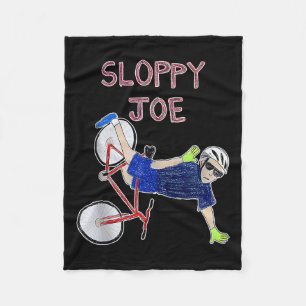 Sloppy Joe Funny Biden Sloppy Joe Biden Funny Usa Fleece Blanket