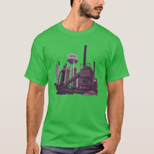 Sloss Furnace Birmingham Alabama Magic City Oversi T-Shirt