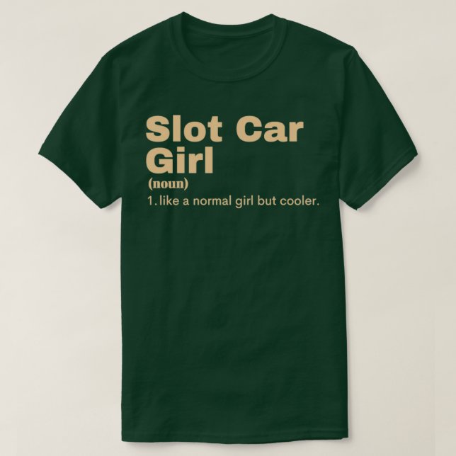 Slot Car Girl Slot Car 3 T-Shirt (Design Front)