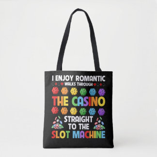 Slot Machine Gambling Casino Gambler Vegas Tote Bag
