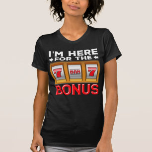Slot Machine Gambling Funny Casino Fan T-Shirt