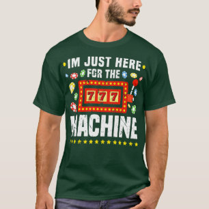 Slot Machine Gambling Lover Funny Casino T-Shirt