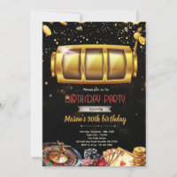 Slot Machine Invitation