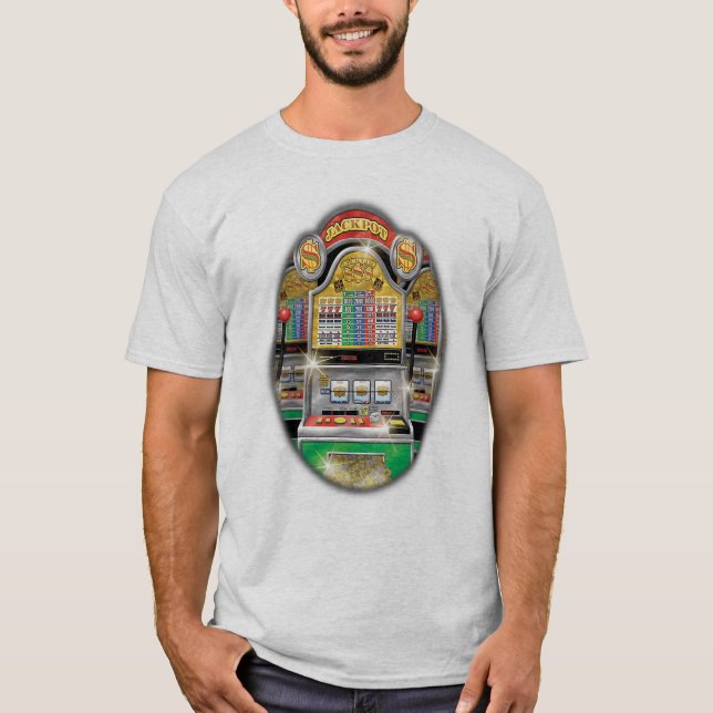 Slot Machine Jackpot T-Shirt (Front)