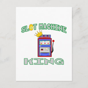 Slot Machine King Postcard