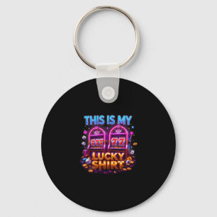 Slot Machine Lucky Casino Las Vegas Gambling Lover Key Ring