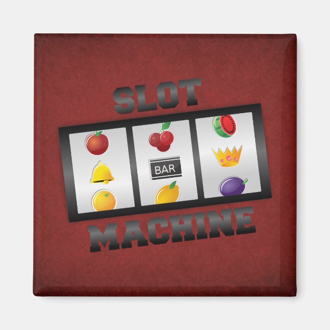 SLOT MACHINE MAGNET (Front)