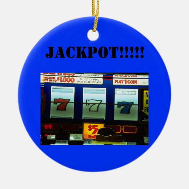 SLOT MACHINE ORNAMENT (Front)
