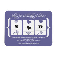 Slot Machine Wedding Save the Date
