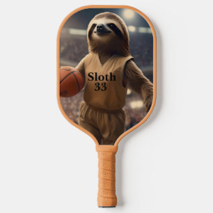 Sloth 33 Basketball Player,  Pickleball Paddle