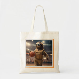 Sloth 33 Basketball Player, Tote Bag