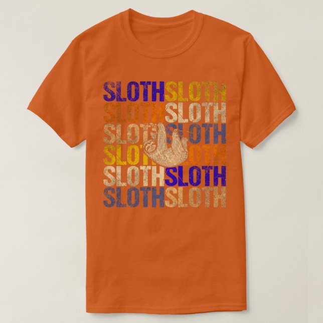 Sloth 4 T-Shirt (Design Front)