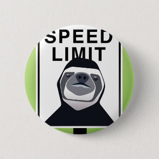 Sloth 6 Cm Round Badge