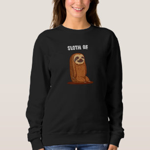 Sloth AF Sayings Sloth Quotes Lazy Naughty Joke Sweatshirt