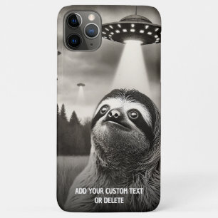 Sloth And Astronaut Love UFO Theme Gift Case-Mate iPhone Case
