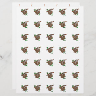 Sloth and Koala bear small two-sided design 