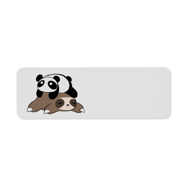 Sloth and Panda Bear background (Front)