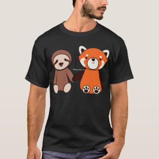Sloth and Red Panda Friends T-Shirt