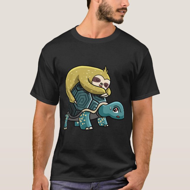 Sloth andurtle vintage T-Shirt (Front)