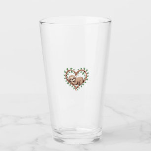 Sloth Animal Lover Artwork Tropical Graphic Art Fu Glass