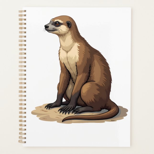 Sloth Antique Engraving Retro Graphic (2) Planner (Front)