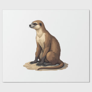 Sloth Antique Engraving Retro Graphic (2) Wrapping Paper