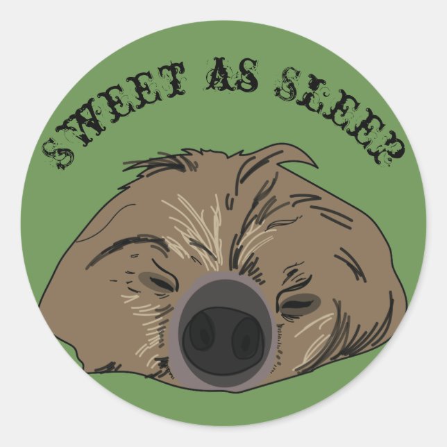 Sloth Art Sticker (Front)